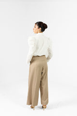 01-High-waisted tailored wide leg pants