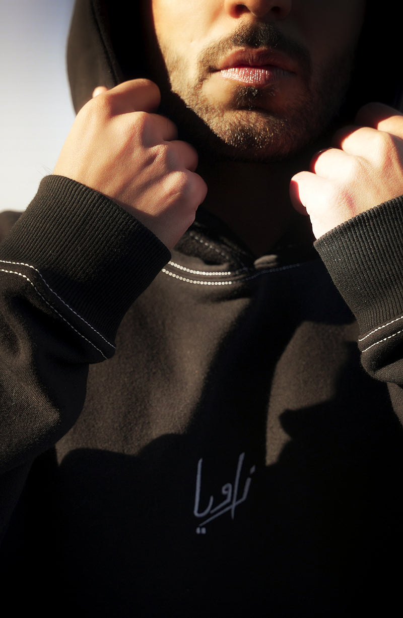 The Black Stitch Hoodie