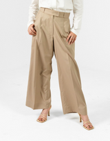 01-High-waisted tailored wide leg pants